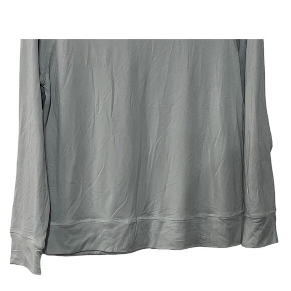 FLORA NIKROOZ WOMENS SMALL LIGHTWEIGHT LONG SLEEVE PAJAMA TOP ONLY GREY - Picture 8 of 12